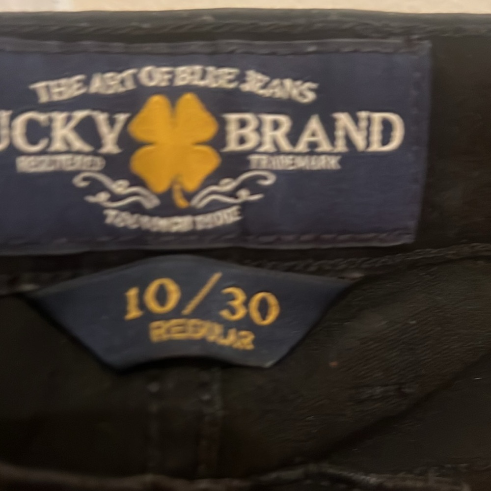Lucky Brand Black Sofia Skinny Jeans Size 10/30 Regular EUC - Picture 4 of 7